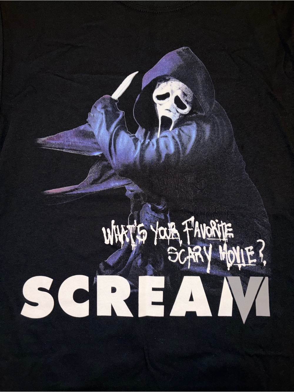 Scream Graphic Short Sleeve Tee - Black